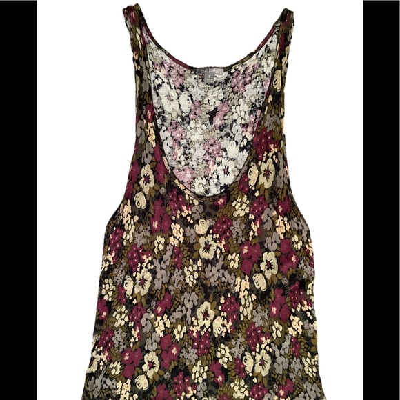Flower pattern sheer tank top - Size S - Picture 3 of 5